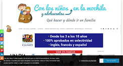 Desktop Screenshot of conlosninosenlamochila.com